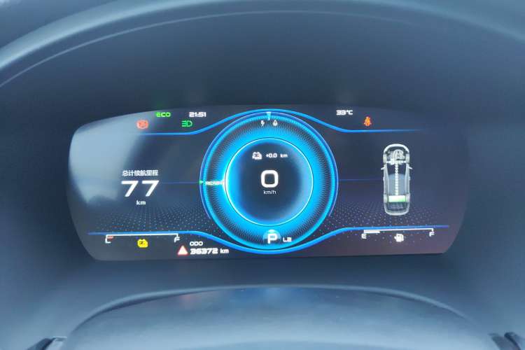 Used Geely Auto Emgrand GT New Energy 2022 1.5T PHEV Extended Range Luxury Version Instrument Cluster