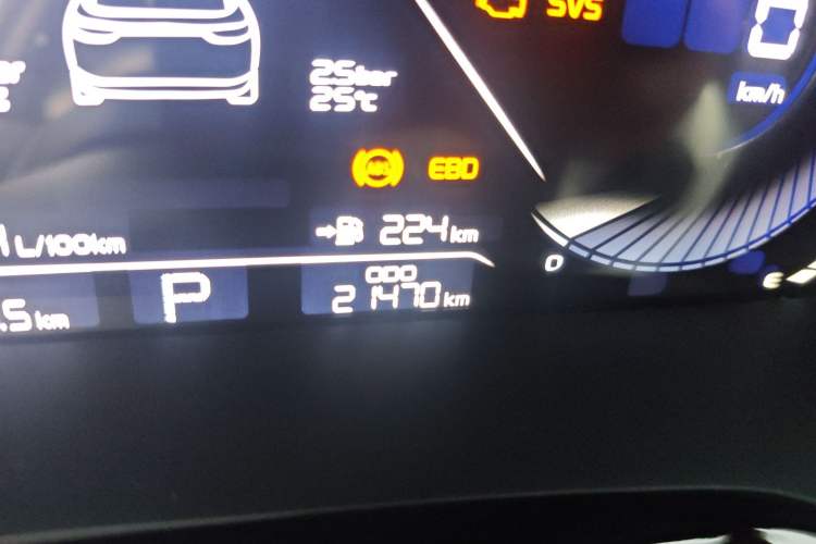 Used Geely Auto Emgrand L 2022 1.4T CVT Flagship Edition Odometer Close Up