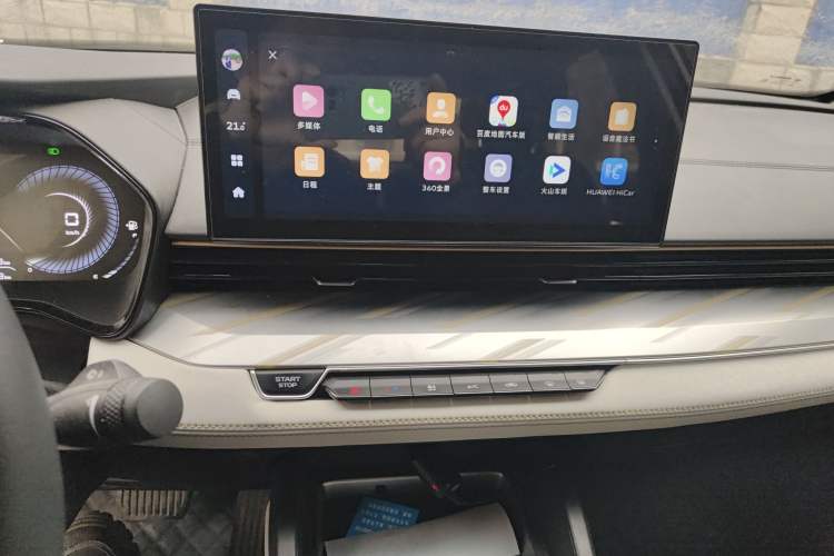Used Geely Auto Emgrand L 2022 1.4T CVT Flagship Edition Audio And AC Panel