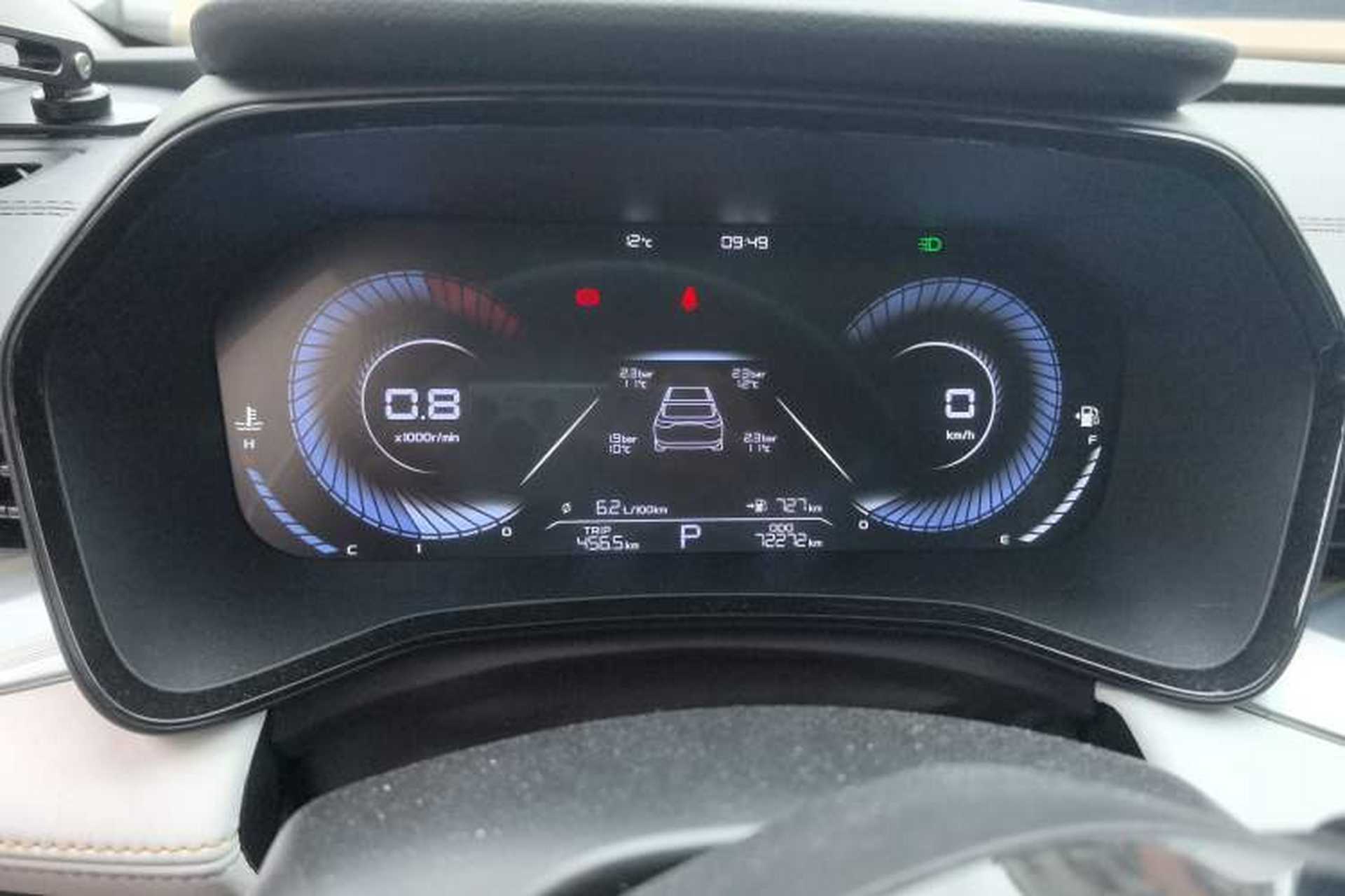 Used Geely Auto Emgrand L 2022 1.4T CVT Flagship Edition Instrument Cluster