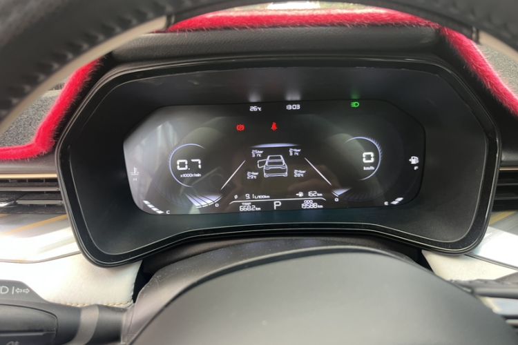 Used Geely Auto Emgrand L 2022 1.4T CVT Flagship Edition Odometer Close Up