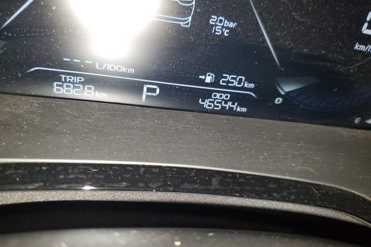 Used Geely Auto Emgrand L 2022 1.4T CVT Flagship Edition Odometer Close Up