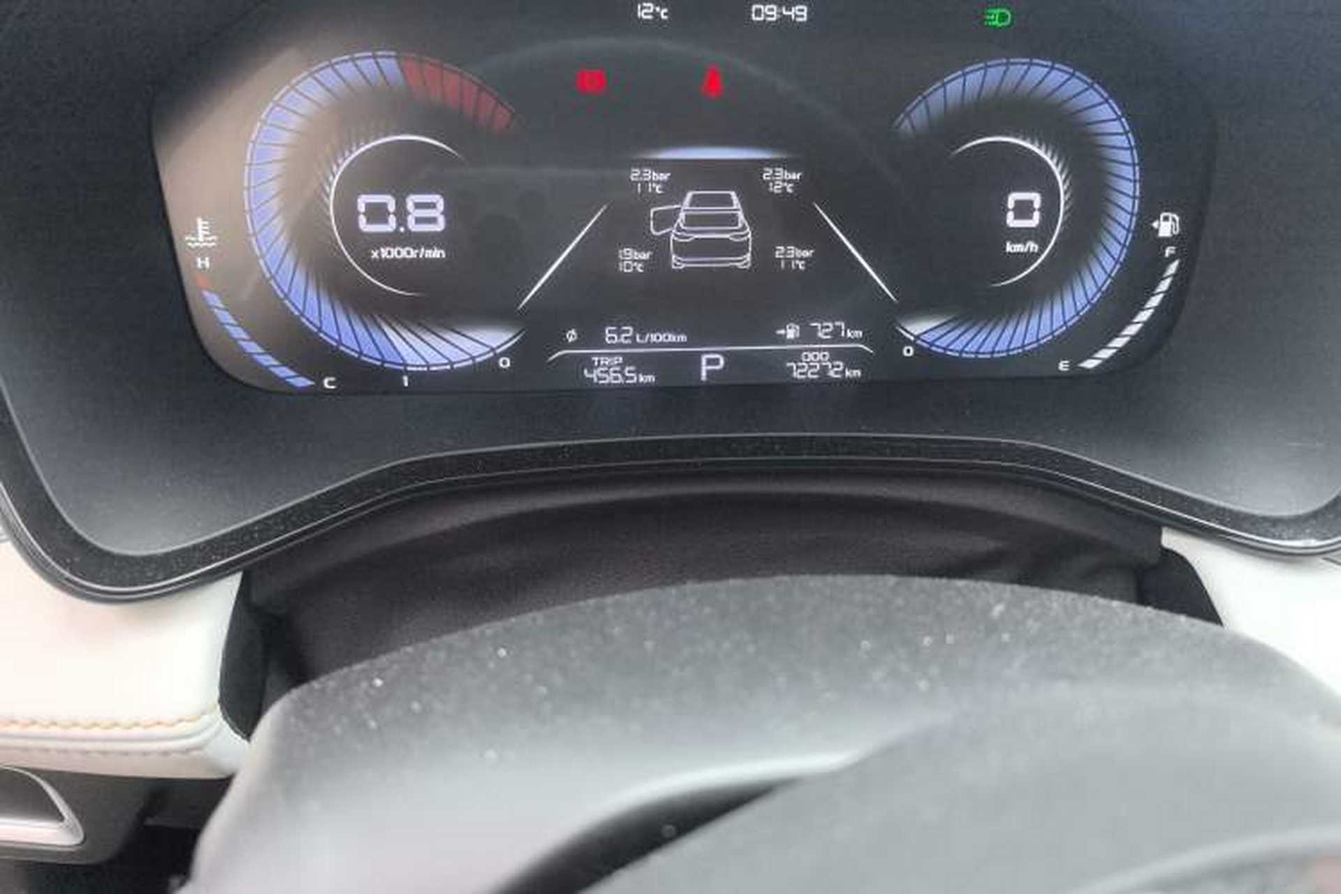 Used Geely Auto Emgrand L 2022 1.4T CVT Flagship Edition Odometer Close Up
