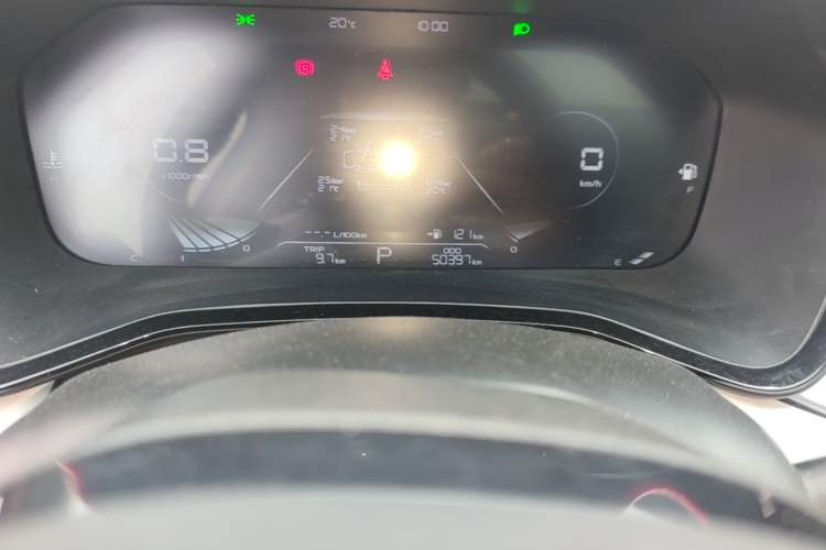 Used Geely Auto Emgrand L 2022 1.4T CVT Flagship Edition Odometer Close Up