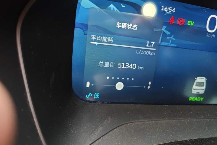Used Geely Auto Emgrand L HiP 2022 1.5TD-DHT Pro 100KM Super Swift Odometer Close Up