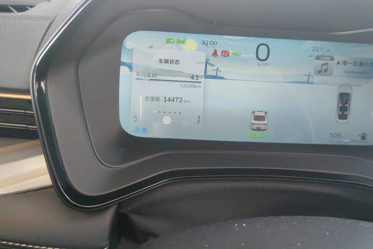 Used Geely Auto Emgrand L HiP 2022 1.5TD-DHT Pro 100KM Super Clean Odometer Close Up