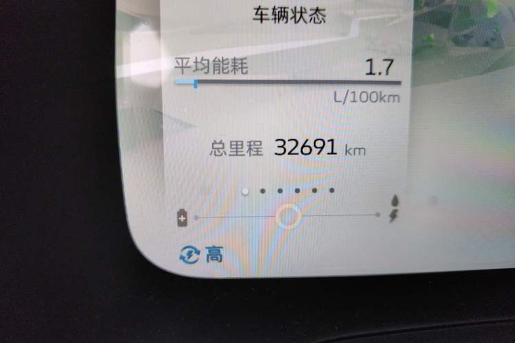 Used Geely Auto Emgrand L HiP 2022 1.5TD-DHT Pro 100KM Super Swift Odometer Close Up