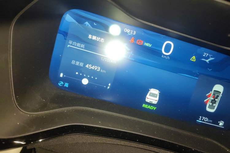 Used Geely Auto Emgrand L HiP 2022 1.5TD-DHT Pro 100KM Super Rui Odometer Close Up