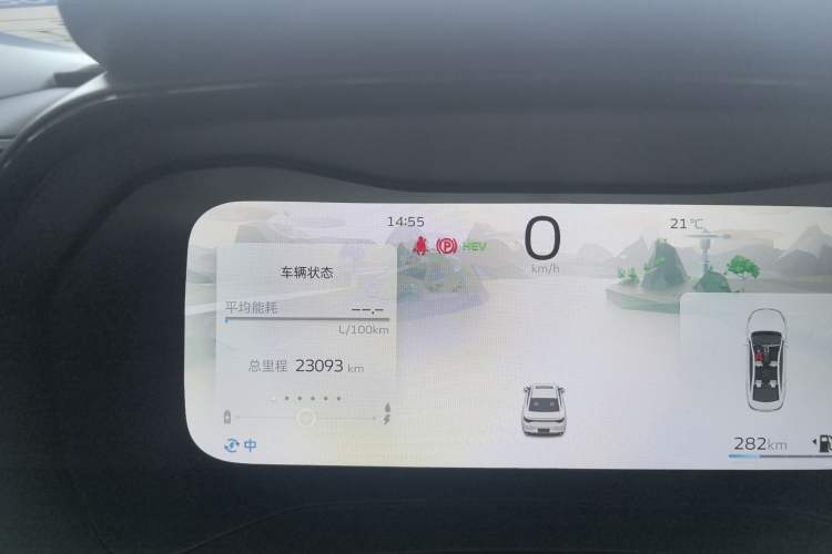 Used Geely Auto Emgrand L HiP 2022 1.5TD-DHT Pro 100KM Super Rui Odometer Close Up