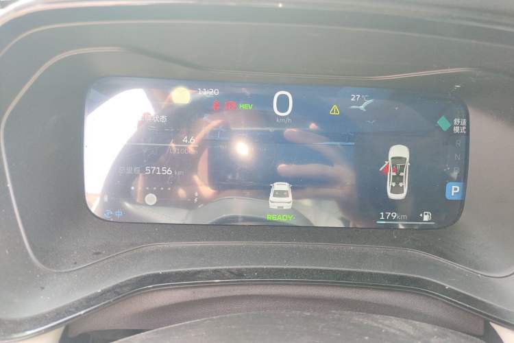 Used Geely Auto Emgrand L HiP 2022 1.5TD-DHT Pro 100KM Super Rui Odometer Close Up