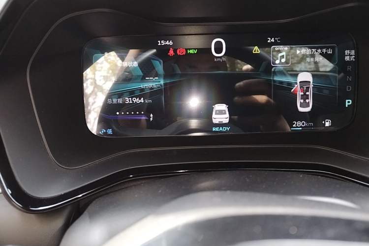 Used Geely Auto Emgrand L HiP 2024 Longteng Edition 1.5TD-DHT Pro 100KM Superior Model Instrument Cluster