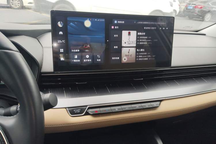 Used Geely Auto Emgrand L HiP 2024 Champion Edition 1.5TD-DHT Pro 100KM Excellence Model Audio And AC Panel