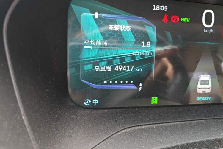 Used Geely Auto Emgrand L HiP 2024 Longteng Edition 1.5TD-DHT Pro 100KM Excellence Model Odometer Close Up