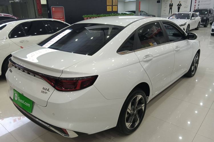 Used Geely Auto Emgrand L HiP 2024 Champion Edition 1.5TD-DHT Pro 100KM Excellence Model Rear Right 45 Deg