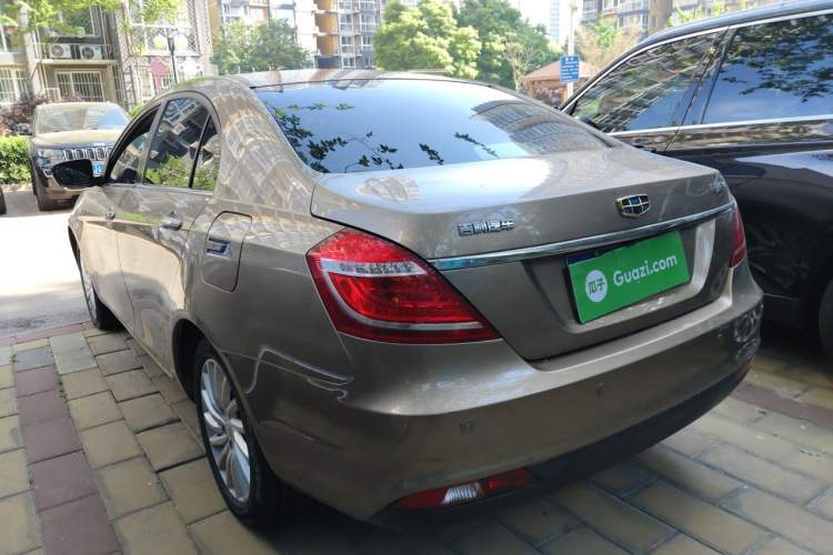 Used Geely Auto Emgrand New Energy 2016 EV Deluxe Model Rear Left 45 Deg