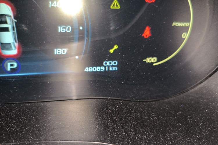 Used Geely Auto Emgrand New Energy 2018 EV450 Elite Model Odometer Close Up