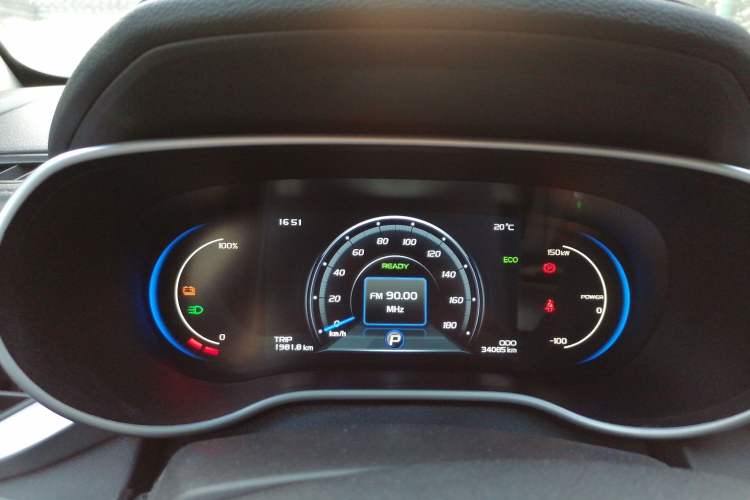 Used Geely Auto Emgrand New Energy 2018 EV450 Prestige Model Instrument Cluster