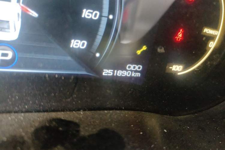 Used Geely Auto Emgrand New Energy 2018 EV450 Elite Model Odometer Close Up