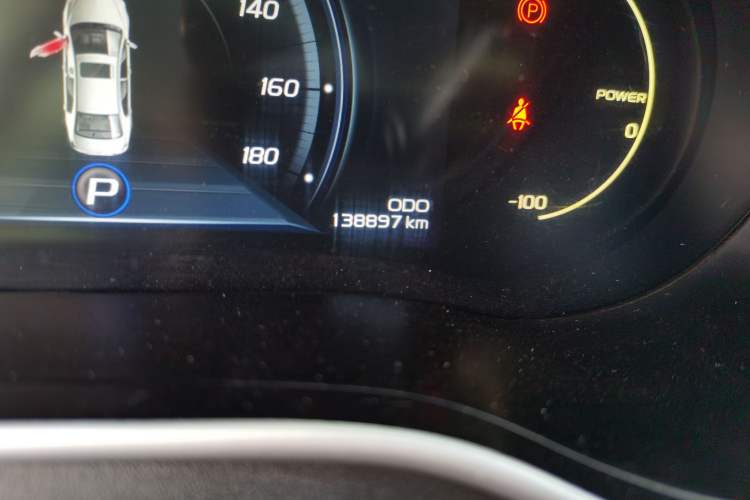 Used Geely Auto Emgrand New Energy 2018 EV450 Ambition Model Odometer Close Up