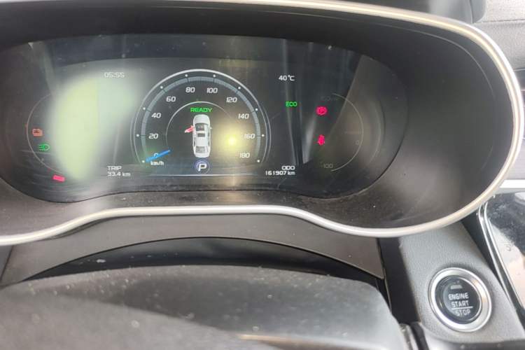 Used Geely Auto Emgrand New Energy 2018 EV450 Ambition Model Odometer Close Up