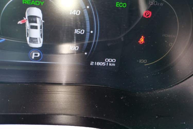 Used Geely Auto Emgrand New Energy 2018 EV450 Ambition Model Odometer Close Up