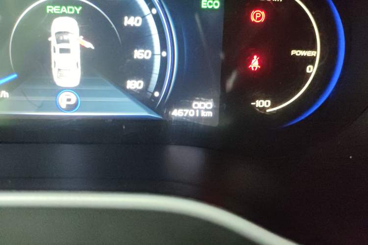Used Geely Auto Emgrand New Energy 2018 EV450 Ambition Model Odometer Close Up