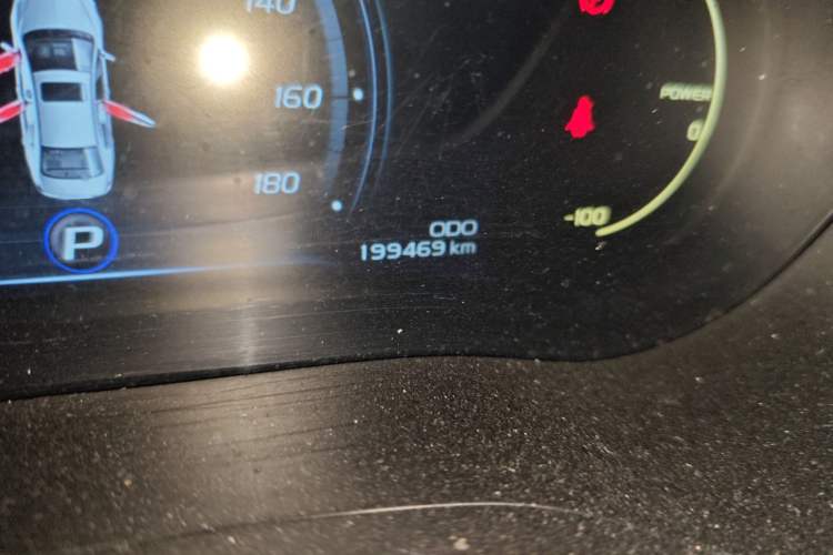 Used Geely Auto Emgrand New Energy 2018 EV350 Elite Model Odometer Close Up