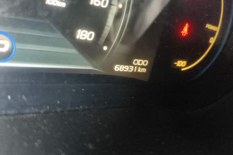 Used Geely Auto Emgrand New Energy 2018 EV450 Ambition Model Odometer Close Up