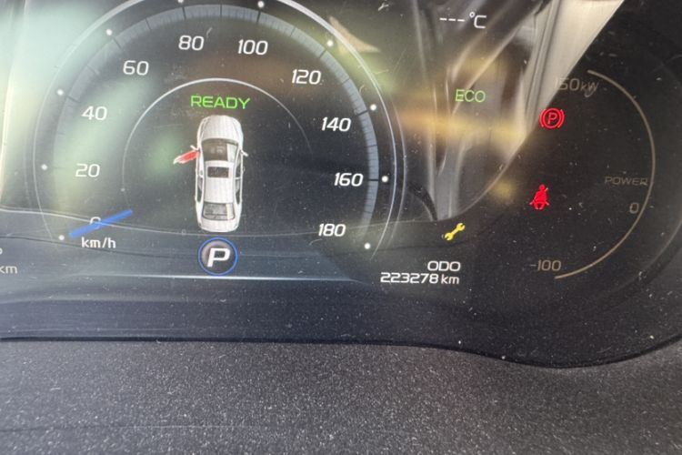 Used Geely Auto Emgrand New Energy 2018 EV450 Ambition Model Odometer Close Up