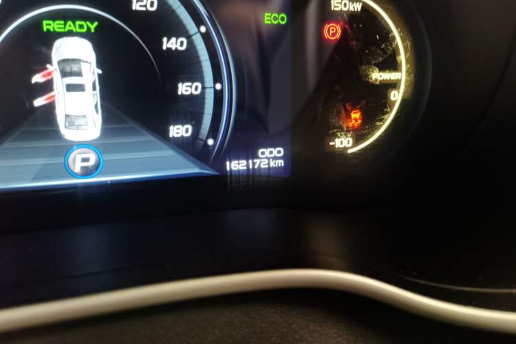 Used Geely Auto Emgrand New Energy 2018 EV450 Ambition Model Odometer Close Up