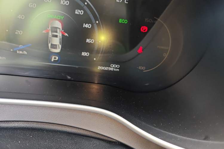 Used Geely Auto Emgrand New Energy 2018 EV450 Ambition Model Odometer Close Up