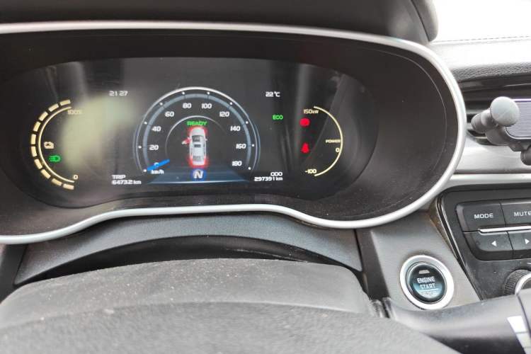 Used Geely Auto Emgrand New Energy 2018 EV450 Ambition Model Odometer Close Up