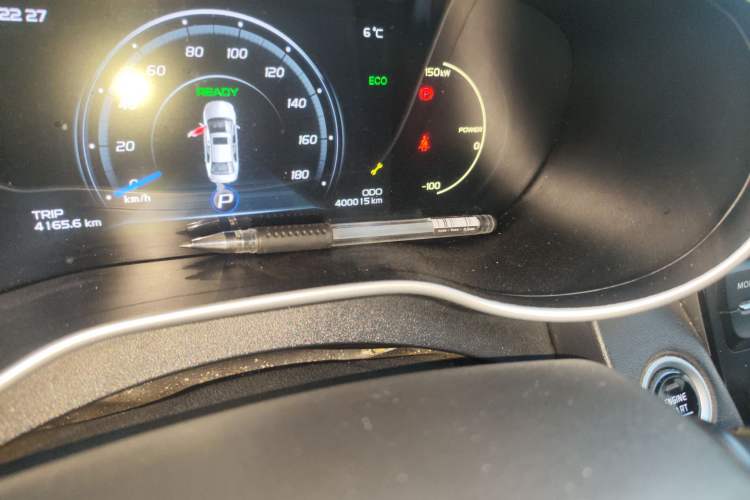 Used Geely Auto Emgrand New Energy 2018 EV450 Ambition Model Odometer Close Up