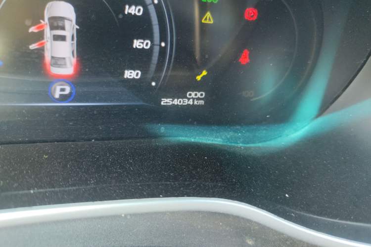 Used Geely Auto Emgrand New Energy 2018 EV450 Ambition Model Odometer Close Up