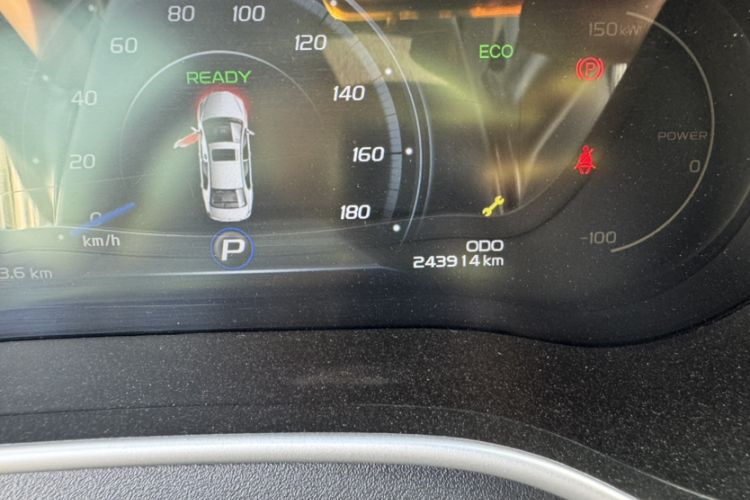 Used Geely Auto Emgrand New Energy 2018 EV450 Ambition Model Odometer Close Up