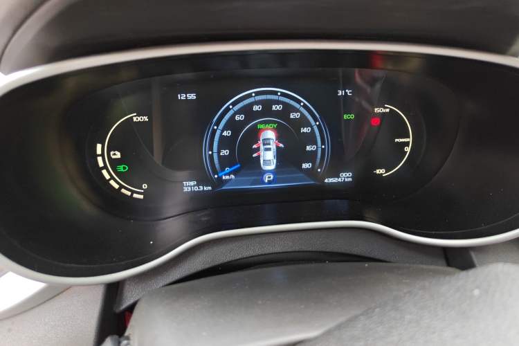 Used Geely Auto Emgrand New Energy 2018 EV450 Ambition Model Odometer Close Up
