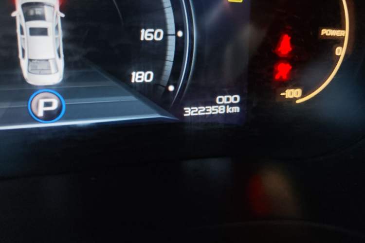 Used Geely Auto Emgrand New Energy 2018 EV450 Elite Model Odometer Close Up