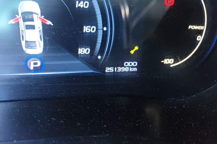 Used Geely Auto Emgrand New Energy 2018 EV450 Elite Model Odometer Close Up