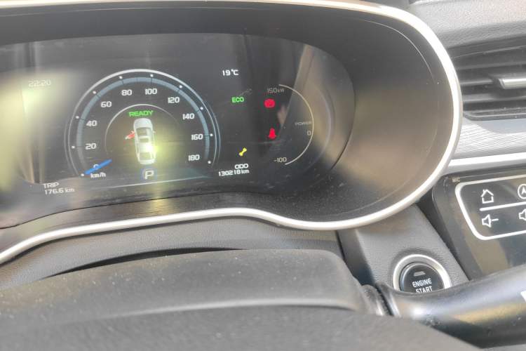 Used Geely Auto Emgrand New Energy 2018 EV450 Ambition Model Odometer Close Up