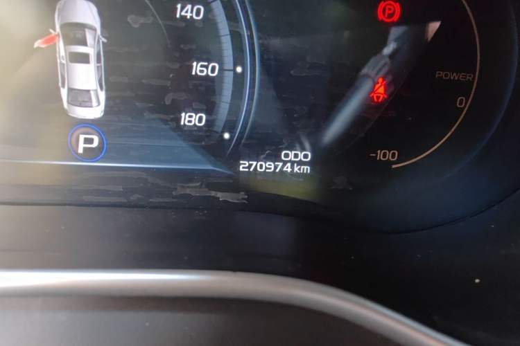 Used Geely Auto Emgrand New Energy 2018 EV450 Ambition Model Odometer Close Up