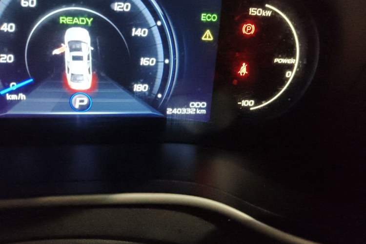 Used Geely Auto Emgrand New Energy 2018 EV450 Ambition Model Odometer Close Up