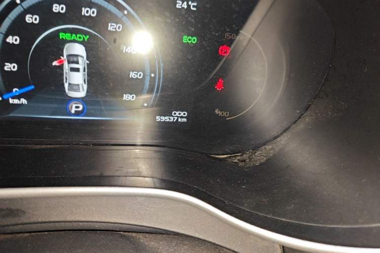 Used Geely Auto Emgrand New Energy 2018 EV450 Ambition Model Odometer Close Up