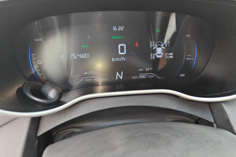 Used Geely Auto Emgrand New Energy 2019 EV500 Ambition Standard Range Edition Odometer Close Up