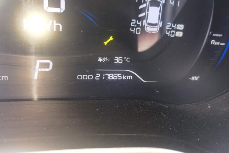 Used Geely Auto Emgrand New Energy 2019 EV500 Ambition Standard Range Edition Odometer Close Up