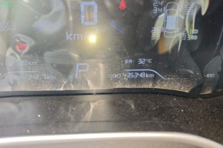 Used Geely Auto Emgrand New Energy 2019 EV500 Ambition Standard Range Edition Odometer Close Up