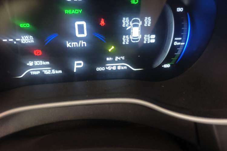 Used Geely Auto Emgrand New Energy 2019 EV500 Ambition Standard Range Edition Odometer Close Up