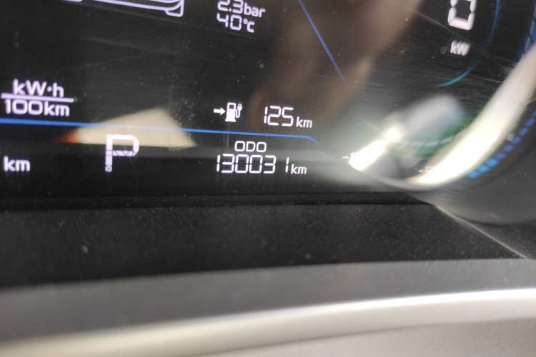 Used Geely Auto Emgrand New Energy 2021 EV Pro Ride-Hailing Edition Odometer Close Up