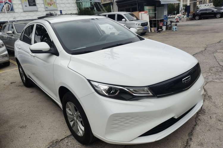 Used Geely Auto Emgrand New Energy 2022 EV Pro Ride-Hailing Version Lithium Iron Phosphate Front Right 45 Deg