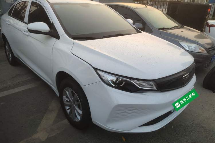 Used Geely Auto Emgrand New Energy 2022 EV Pro Ride-Hailing Version Lithium Iron Phosphate Front Right 45 Deg
