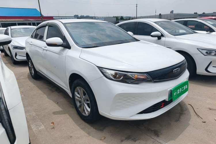 Used Geely Auto Emgrand New Energy 2022 EV Pro Ride-Hailing Version Lithium Iron Phosphate Front Right 45 Deg